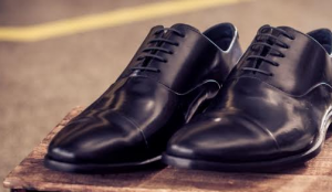 sapato social oxford preto de bico redondo